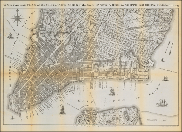 15-New York City Map By Valentine's Manual