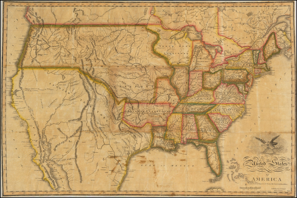 81-United States Map By Benjamin Warner