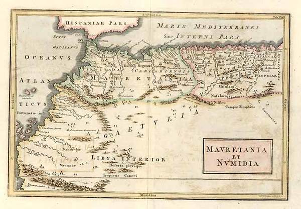 67-Africa and North Africa Map By Christoph Cellarius