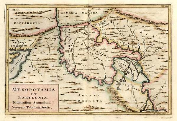 40-Europe, Asia, Central Asia & Caucasus and Middle East Map By Christoph Cellarius