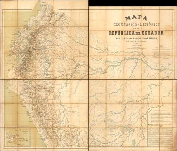 76-Peru & Ecuador Map By Enrique Vacas Galindo