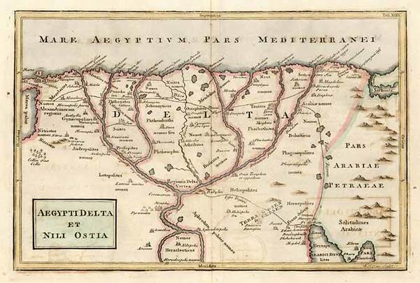 74-Asia, Middle East, Africa and North Africa Map By Christoph Cellarius