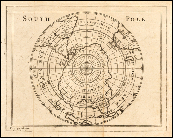 68-Polar Maps Map By Sir Jonas Moore