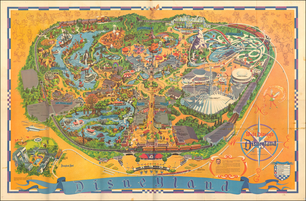 56-Pictorial Maps, California and Other California Cities Map By Walt Disney Productions