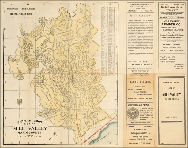 92-San Francisco & Bay Area Map By Thomas Brothers