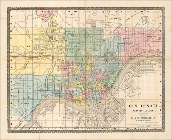 72-Ohio Map By M & R Burgheim