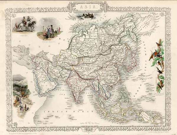 0-Asia and Asia Map By John Tallis