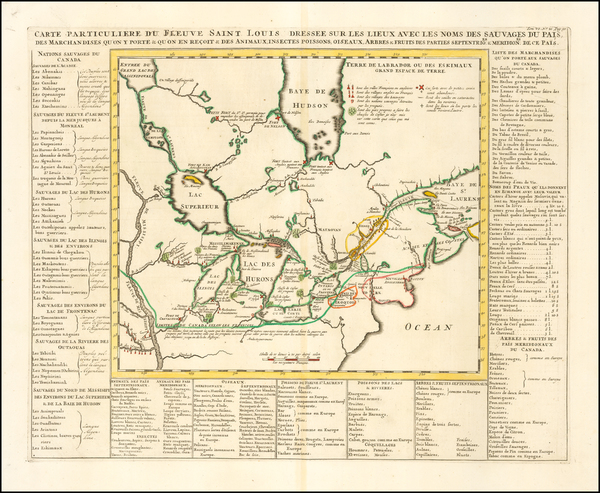 15-Midwest, Plains and Canada Map By Henri Chatelain