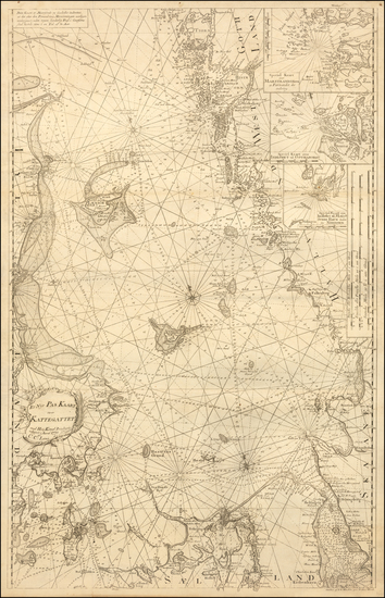 65-Sweden and Denmark Map By Christian Carl Lous