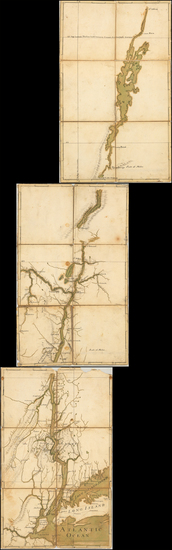 56-New England, Vermont and New York State Map By Franz Joseph Pfister