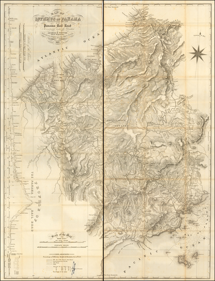 96-Central America Map By Thos. Harrison Crown