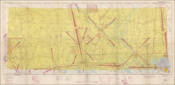 100-Texas Map By U.S. Coast & Geodetic Survey