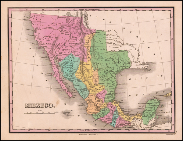 90-Texas, Southwest, Rocky Mountains and California Map By Anthony Finley