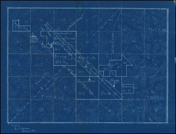 80-California Map By Louis Decker