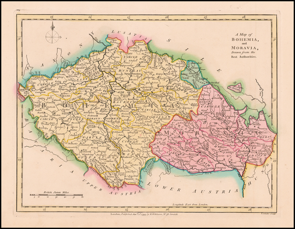 43-Czech Republic & Slovakia Map By Robert Wilkinson