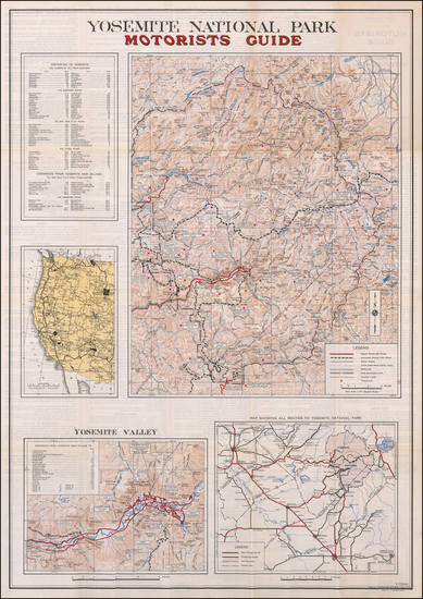 82-Yosemite Map By U.S. Geological Survey