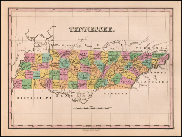 12-Tennessee Map By Anthony Finley