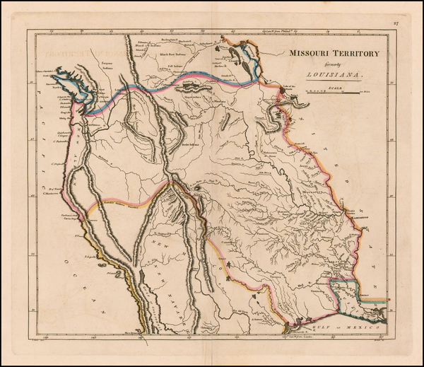 65-Texas, Plains, Missouri, Southwest, Rocky Mountains, Pacific Northwest and California Map By Ma