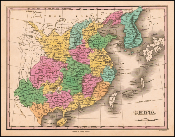 15-China and Korea Map By Anthony Finley