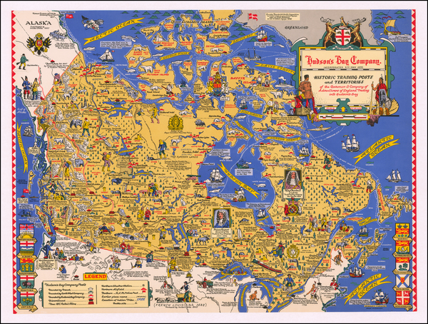 100-Pictorial Maps and Canada Map By Stanley Turner