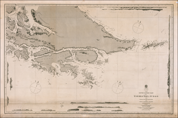 8-Argentina and Chile Map By British Admiralty