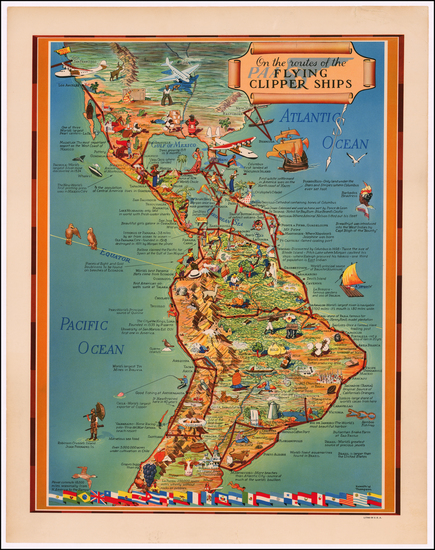 5-North America, South America and America Map By Kenneth W. Thompson