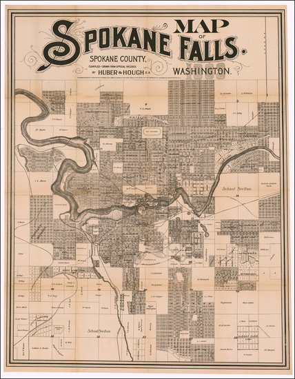 9-Washington Map By Huber & Hough