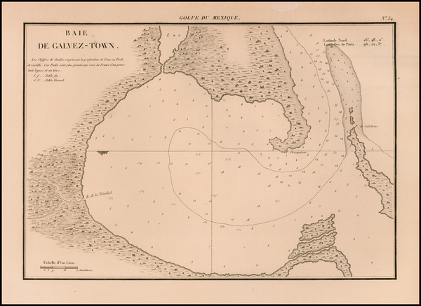 9-Texas Map By Depot de la Marine