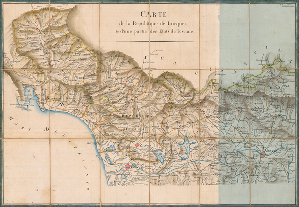 32-Northern Italy Map By Rousseau