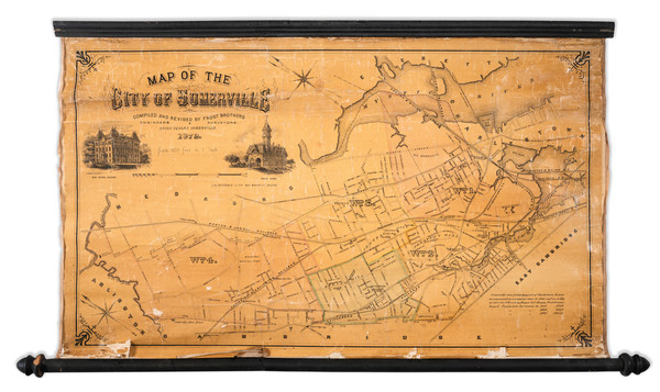 4-Massachusetts and Boston Map By J.H. Bufford's Lith.