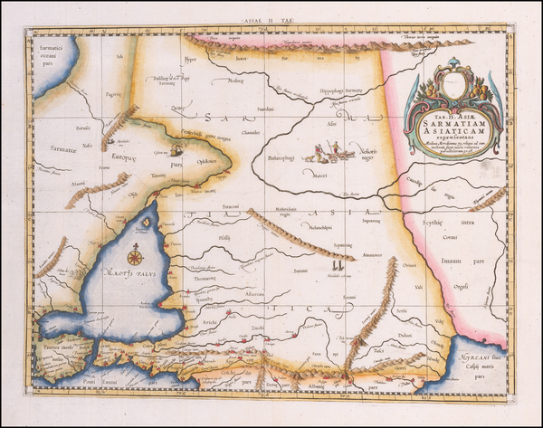 55-Russia, Ukraine, Central Asia & Caucasus and Turkey & Asia Minor Map By  Gerard Mercato