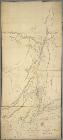 99-New England, New York State and New Jersey Map By Charles Rivez