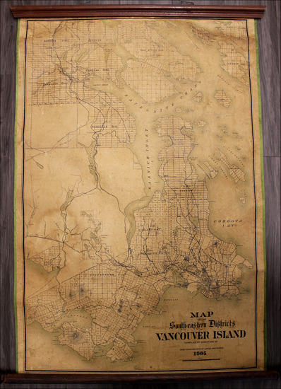 96-Canada Map By British Columbia Department of Land and Works