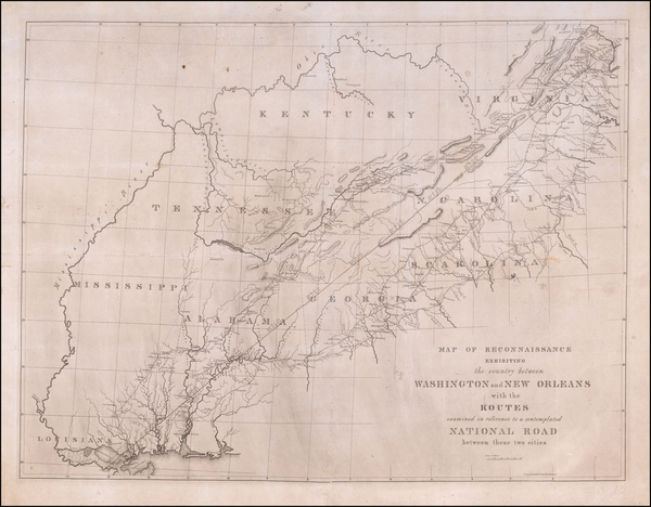 16-South, Alabama, Southeast, Virginia, Georgia, North Carolina and South Carolina Map By Gales &a