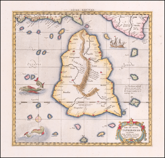 55-India and Southeast Asia Map By  Gerard Mercator