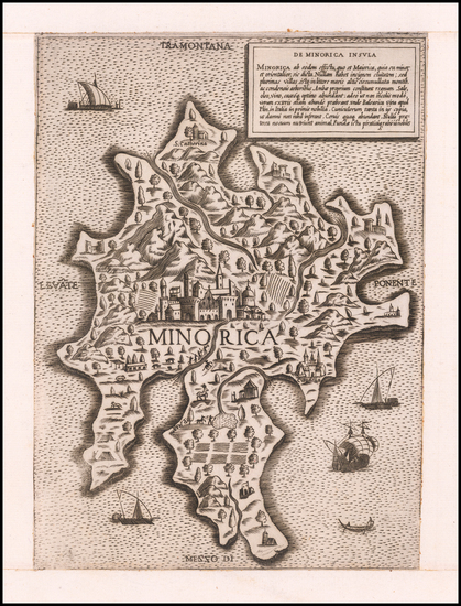 100-Spain and Balearic Islands Map By Anonymous / Lafreri School