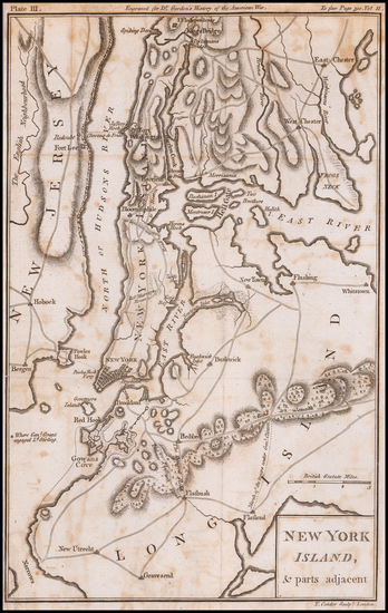 100-New York City and New York State Map By Thomas Conder