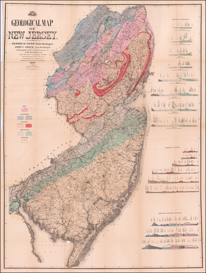 7-New Jersey Map By James Cook