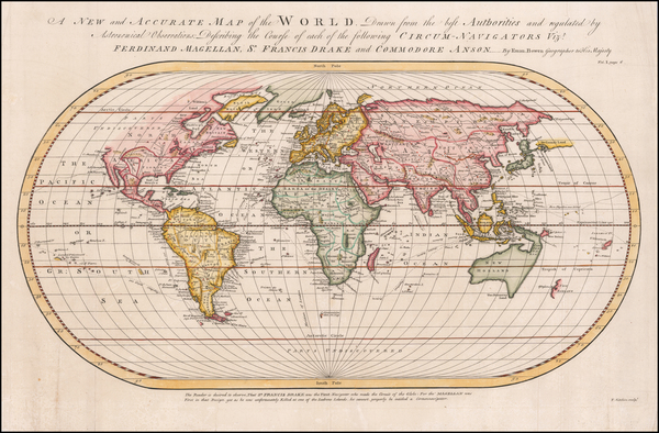 89-World Map By Emanuel Bowen