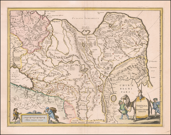 21-China, Central Asia & Caucasus and Russia in Asia Map By Jan Jansson