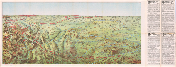 51-Texas, Kansas, Oklahoma & Indian Territory, Colorado, Colorado and Wyoming Map By Knight Le