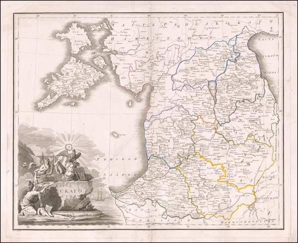 70-Baltic Countries Map By Alexander Wilbrecht