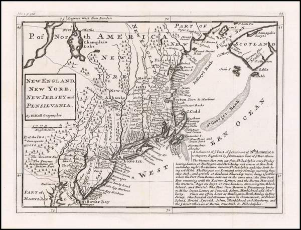 17-New England, New York State, Mid-Atlantic, New Jersey and Pennsylvania Map By 