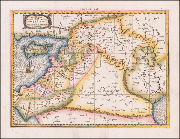 старинная карта с восточными землями