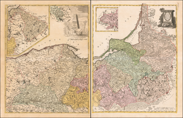 31-Poland and Baltic Countries Map By Franz Ludwig Gussefeld