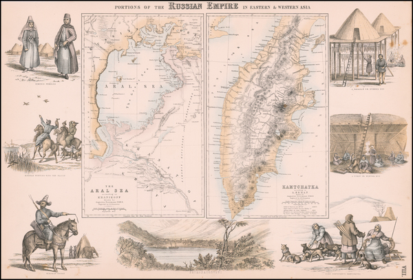 44-Russia in Asia Map By Archibald Fullarton & Co.