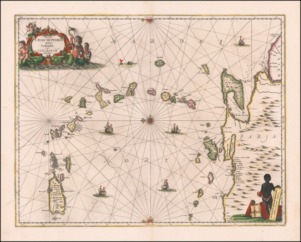 69-Caribbean and Puerto Rico Map By Jan Jansson