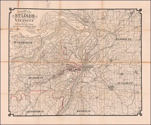 5-Missouri Map By James C. Travilla