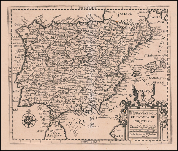 43-Spain and Portugal Map By David Custodis