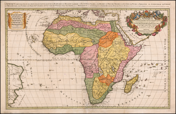 8-Africa Map By Alexis-Hubert Jaillot